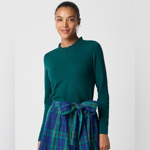 J. Crew Ruffle Neck Sweater - Picture 9 of 10